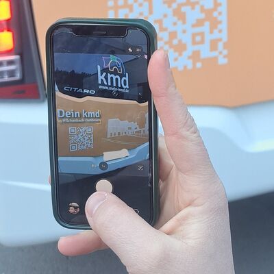 Bild vergr&ouml;&szlig;ern: kmd-Bus Heckseite