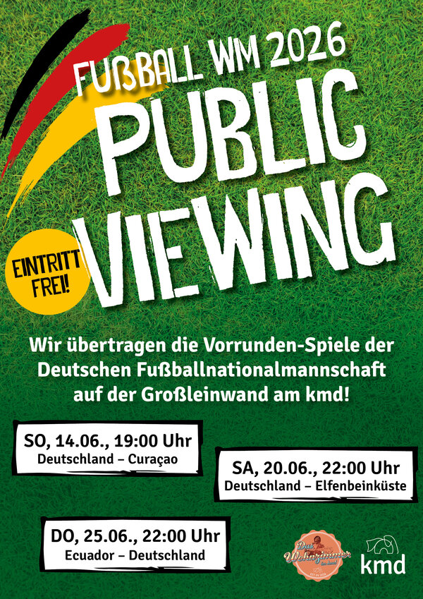 Public Viewing zur Fußball WM 2026