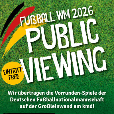 Public Viewing zur Fußball WM 2026