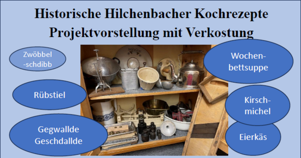 Flyer Vorstellung Hilchenbacher Kochrezepte