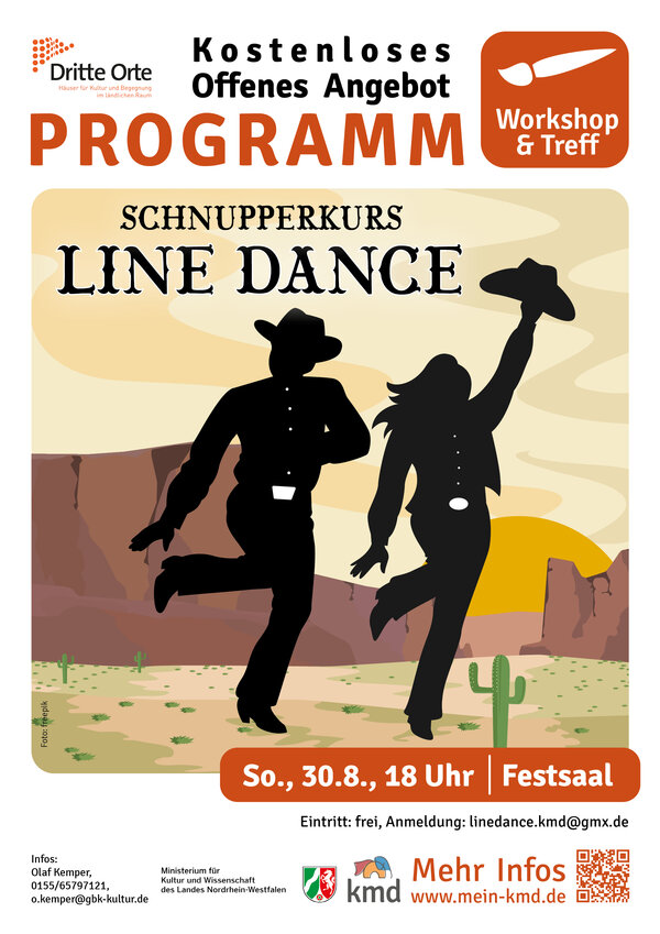 Bild vergr&ouml;&szlig;ern: Plakat Line Dance