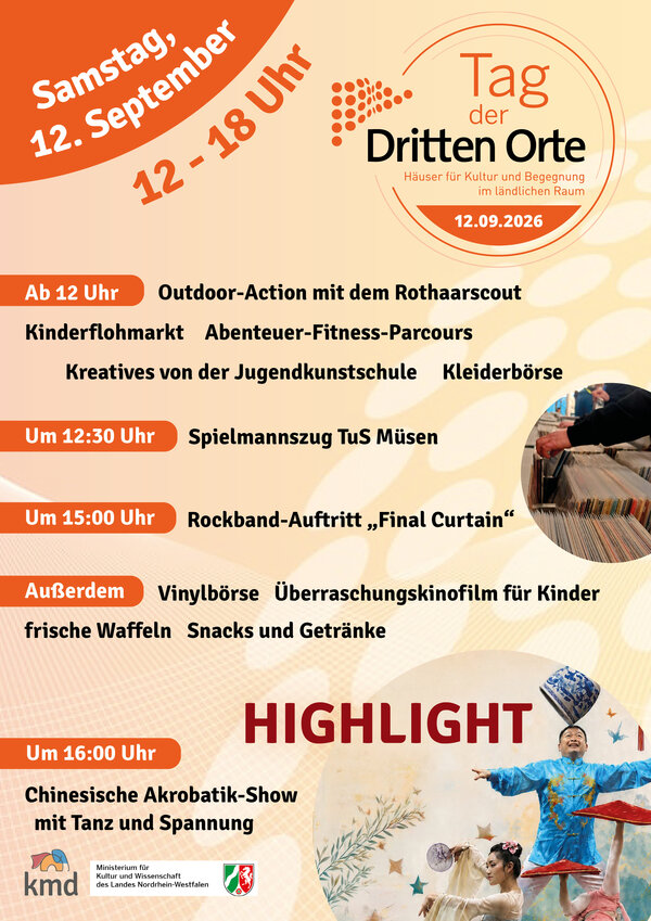 Bild vergr&ouml;&szlig;ern: Plakat Tag der Offenen Tür am kmd
