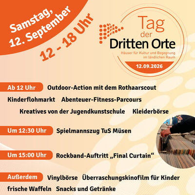 Plakat Tag der Offenen Tür am kmd