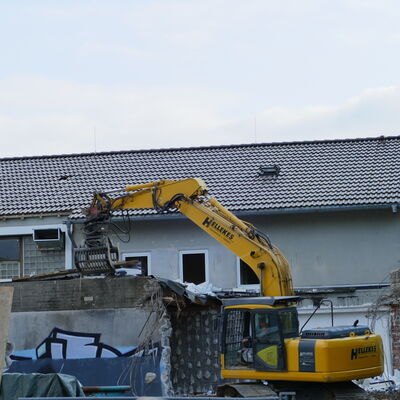 Bild vergrößern: Abrissarbeiten Oktober 2020