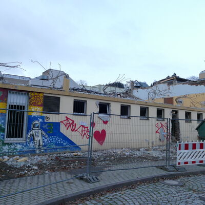 Bild vergrößern: Abriss Jugendzentrum 2020