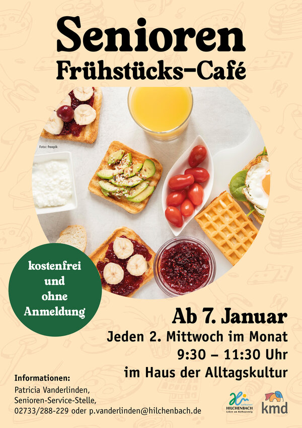 Plakat Senioren Frühstückscafé